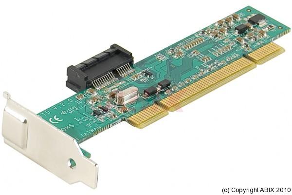 ADAPTATEUR PCI POUR CARTE PCI-EXPRESS 1X FORMAT LOW PROFILE