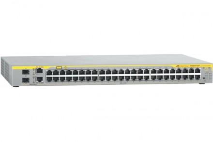 AT-8648T2SP - Switch Ethernet manageable niveau 3 - 48 ports RJ45 10/100 + 2 slots Giga + 2 slots SFP - Allied Telesis_0