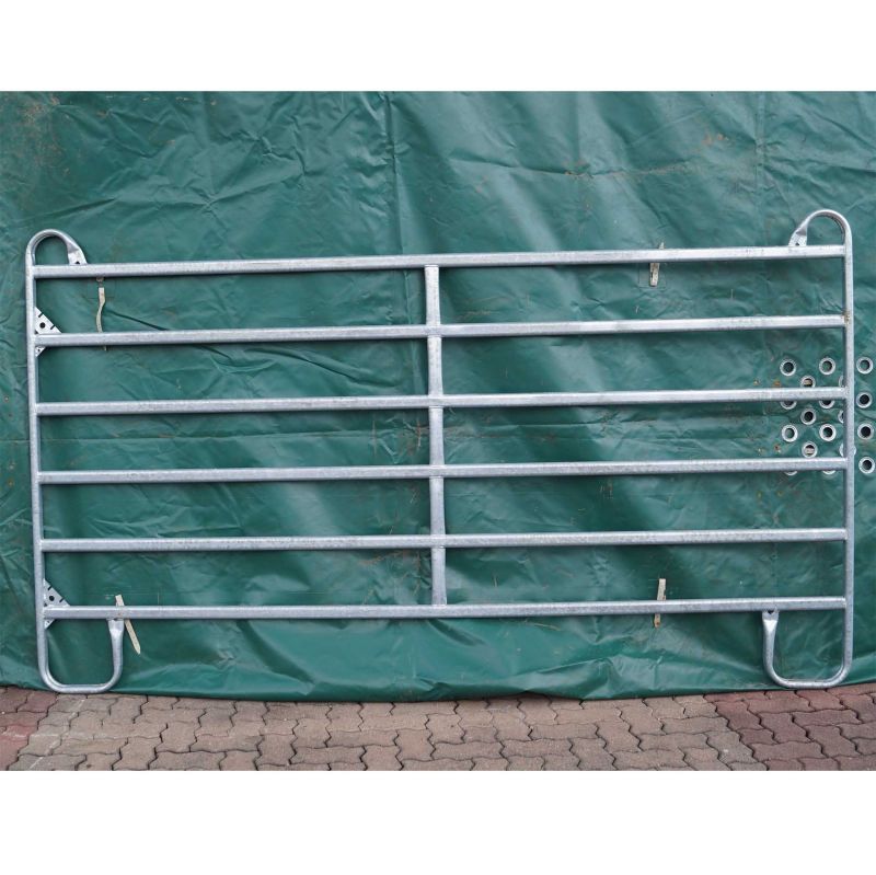 Barrière agricole en acier carbone étiré galvanisé à chaud - GEC 300 - 3m x 1,6m - 6 traverses_0