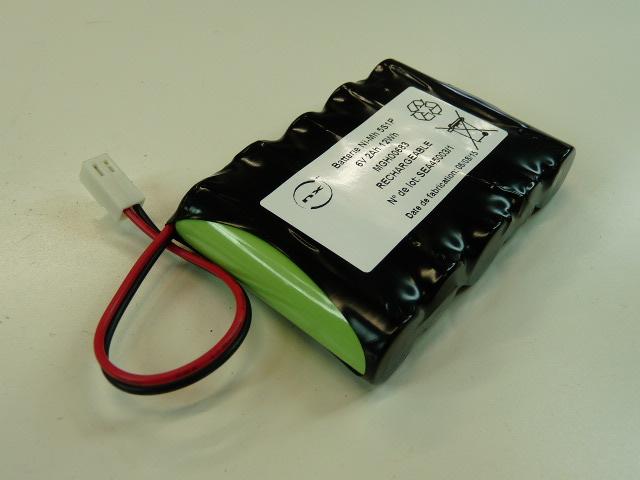 BATTERIE NIMH 5X AA 5S1P ST1 FC80 6V 2AH MOLEX_0