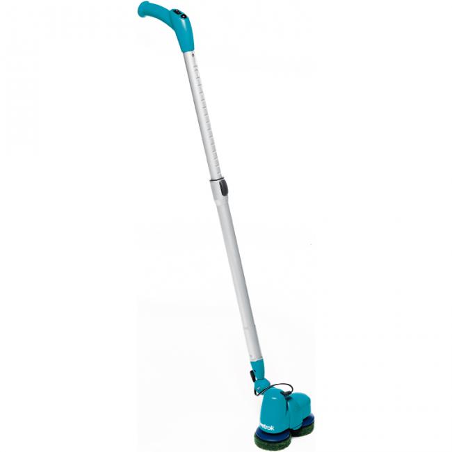 Monobrosse basse vitesse WETROK Brushboy - Batterie - Manche télescopique - Compacte et légère_0