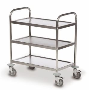 Chariot inox 3 plateaux_0