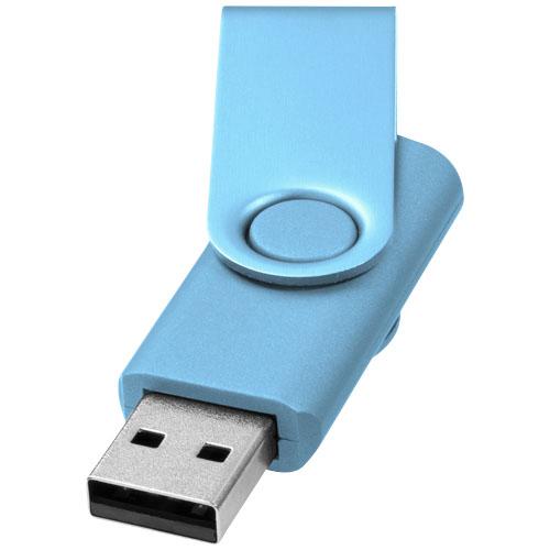 Clé USB publicitaire 4 Go Rotate-Metallic - plastique et aluminium - modèle 12350805_0