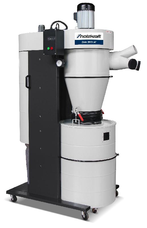Aspirateur à copeaux bois cyclonique et autonettoyant 1760m³/h 3kW 400V Holzkraft ZAA2863AF 400V_0