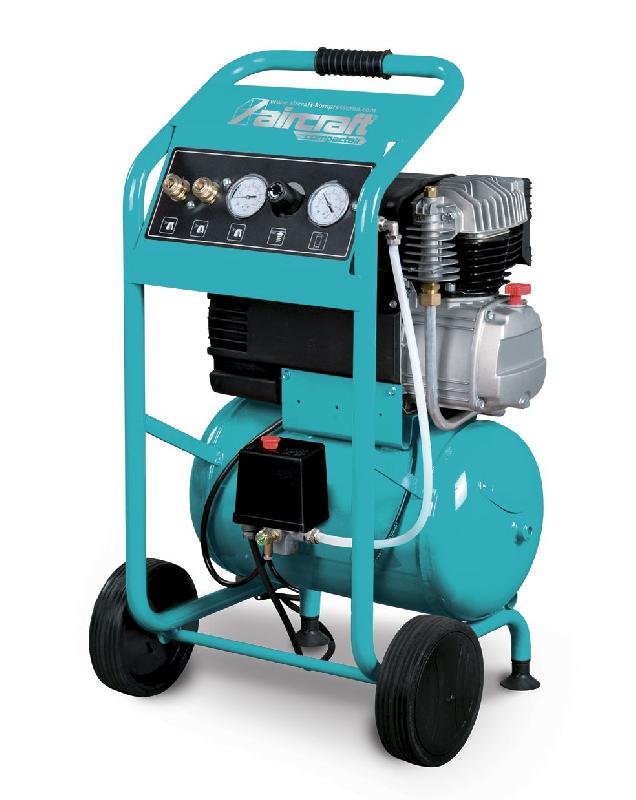 Compresseur de chantier mobile cuve 24 L 2,2 kw / 3 Ch 284 L/min 10 bars 230V Aircraft COMPACT-AIR 311/24E_0