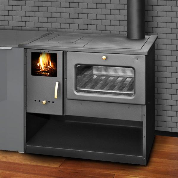 CUISINIÈRE À BOIS MODERNA - METALURGIA 12 KW