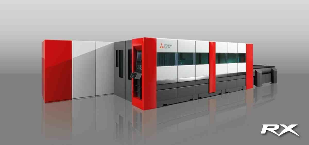 Machine de découpe laser Mitsubishi CO² Série RX - 4.5/6 kW - Format 4050x2060 - Acier, Inox, Aluminium_0