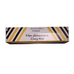 Film étirable - lame plastique - 30 cm x 300 m (6 unités) - plastique FA3030_0