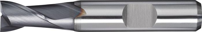 Fraise à rainurer PROMAT DIN 327 D - Type N - Ø nominal 16 mm - HSS-Co8 TiCN - DIN 1835 B - 2 lames courtes_0