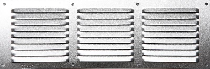 Grille d'aération aluminium anodisé, l.10 x l.30 cm_0