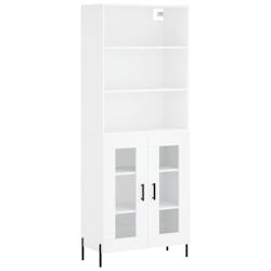 Helloshop26 - Buffet bahut commode armoire meuble de rangement organisateur cuisine salle de séjour salon haut 69,5 x 34 x 180 cm 02_0032737 - 300021_0
