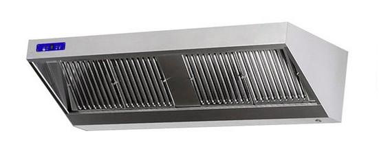 Hotte professionnelle dynamique 300x90 cm (moteur intégré)_0