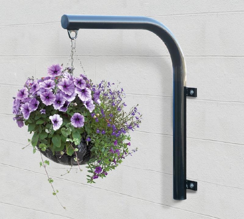 Jardinières sur potences - bacs suspendus en polyéthylène résistants aux UV, chaleur et gel_0