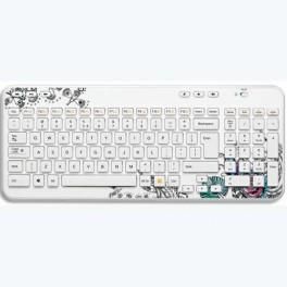 LOGITECH CLAVIER SANS FIL K360 FLORAL FORAY 920-004127