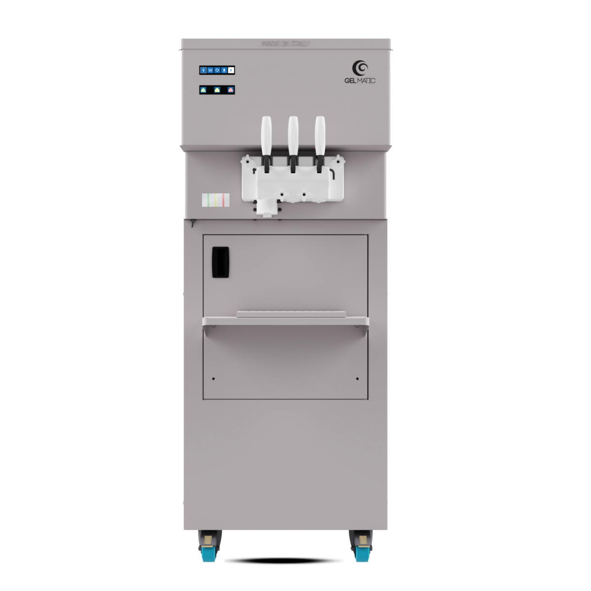 Machine à glace à l'italienne Gel Matic - 2+3 parfums - pompe - 4900W - 665 cônes/h - MV Easy 2 Kolor_0