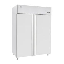 METRO Professional Armoire réfrigérée négative 2 portes GFR1400, inox, 131,4 x 80,5 x 206,5 cm, 940 L, froid ventilé, 980 W, avec serrure, argent_0