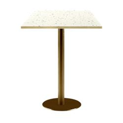 Restootab - Mange-debout 60x60cm Rome bistrot terrazzo - blanc TB-ROMFF2-6060M-TER.CAS-LAI_0