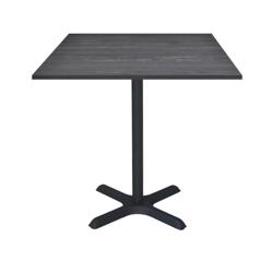 Restootab - Table 70x70cm - modèle Dina pin ancien - marron TB-DIN-7070S-PIN.AN_0
