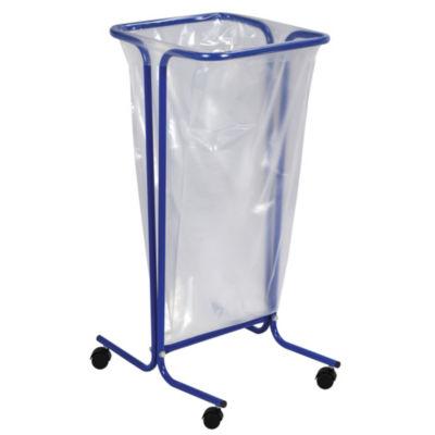 Support sac poubelle à roulettes Rossignol Tubag bleu outremer  sans couvercle 110 L_0