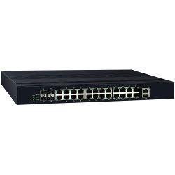 Switch PoE+ rackable 10Gb 24 ports Gigabit avec 4 SFP - Référence: IS10GPOEMP2404G_0