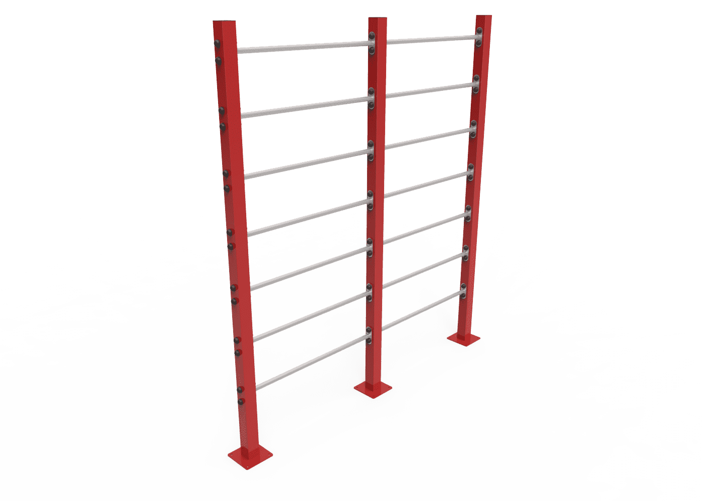 Wall Workfit Pro - Structure métallique résistante avec éléments fitness intensifs_0