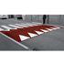 27938 - Plateau ralentisseur de vitesse en caoutchouc - 6000 x 4400 x 100 mm - Certifié CEREMA avec marquage réfléchissant_0