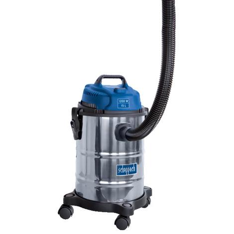 Aspirateur eau et poussière ASP15-ES - 15L inox, 1200W, 18kPa_0