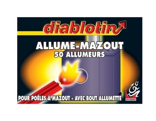 ALLUME MAZOUT AVEC BOUT ALLUMETTE BG 50 - DIABLOTIN