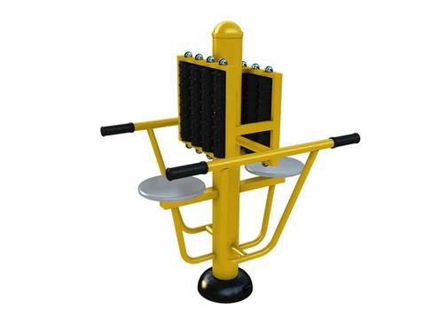 Appareil de fitness extérieur - Twister massant THJ-B26 - Mobilité, flexibilité et massage du dos_0
