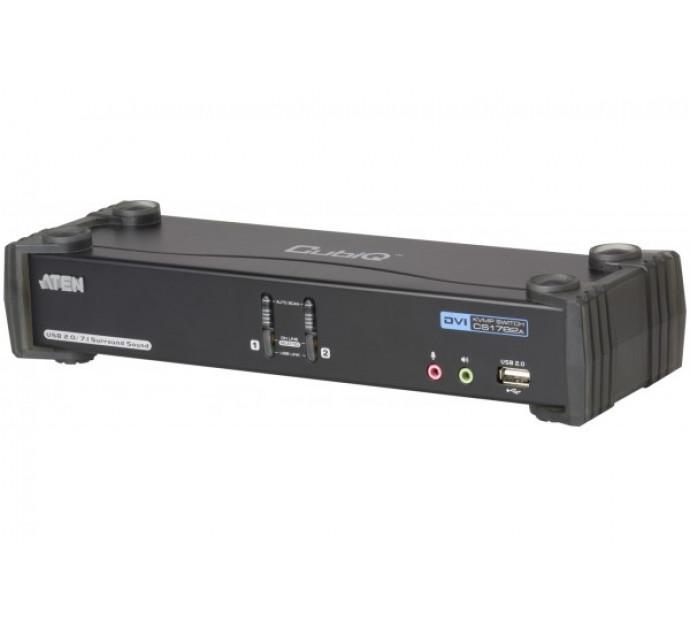 Aten cs1782a kvm dvi haute résol./usb 2 ports + audio 253535_0