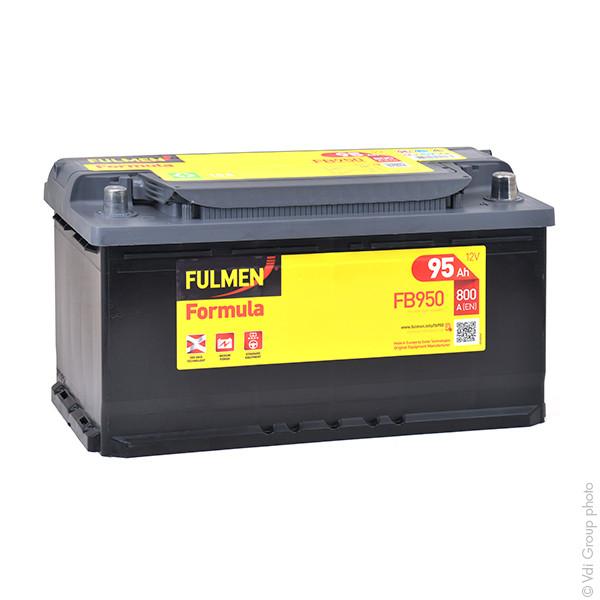 Batterie voiture Fulmen Formula FB950 - 12V 95Ah 800A - Haute performance avec 3DX Grid_0