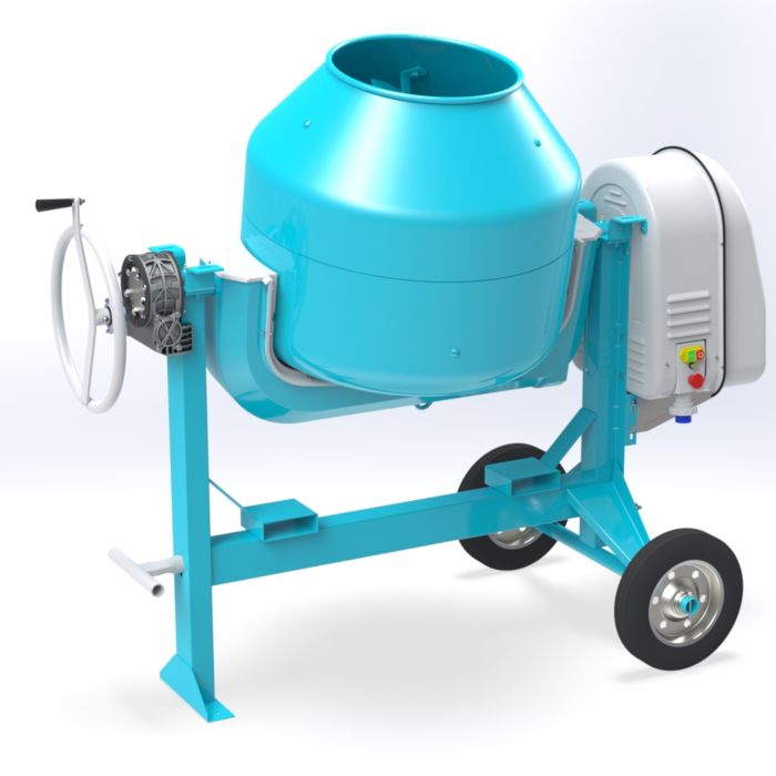 Bétonnières C 320 SR - OMAER - capacité totale cuve 305 L - moteur électrique 2 HP - 185 kg_0