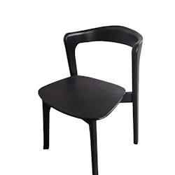 Chaise Félix noir -  Autre Bois Amadeus 48x43 cm - noir Bois massif 3520071970134_0
