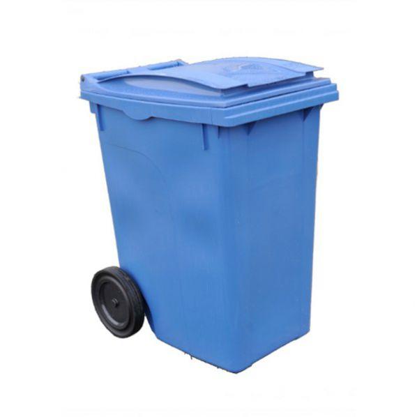 Conteneur poubelle - 360 litres Bleu - Sulo - Capacité 145 kg - Collerette de préhension_0