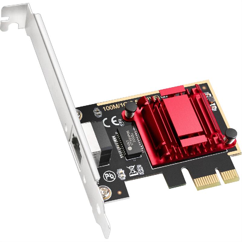 CUDY PE25 Adaptateur 2.5G PCI Express_0