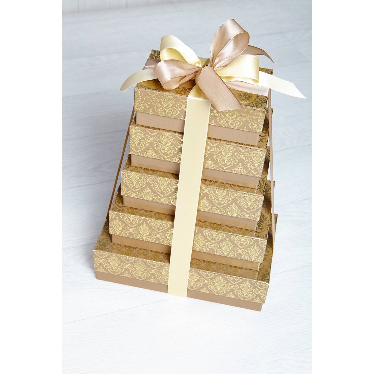 Balloboite Glam'or - boîte cadeau alimentaire - Davoise - 136x75x50mm - Contient jusqu'à 1kg de bonbons ou chocolats_0