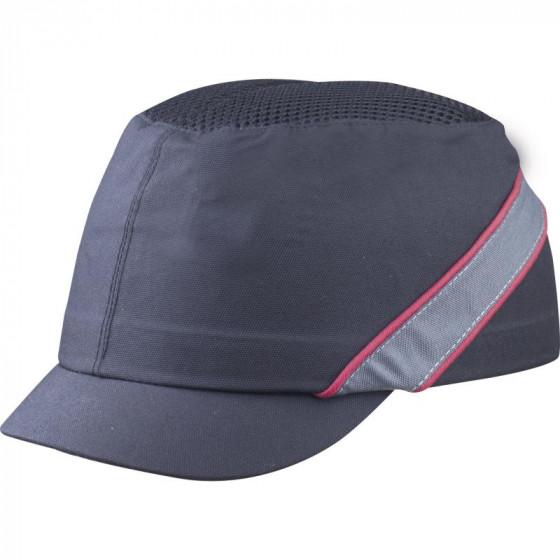 DELTA PLUS - CASQUETTE ANTI-HEURT AIR COLTAN - NOIR ET ROUGE - COLTAAINOMI_0
