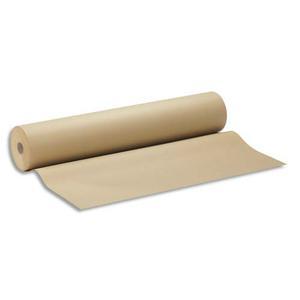 Rouleau en papier kraft brun 72 g/m² - 120 cm de large x 300 mètres de long - haute résistance pour emballages lourds_0