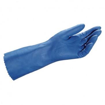 Gants de protection chimique - Stanzoil 382 T8 - en néoprène bleu - résistance polyvalente aux acides et solvants_0