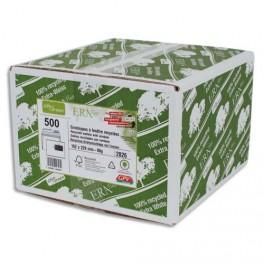 GPV BOITE 500 ENVELOPPES RECYCLÉES EXTRA BLANCHES ERAPURE, FORMAT C5 162X229MM FENÊTRE 45X100MM 80G 2826