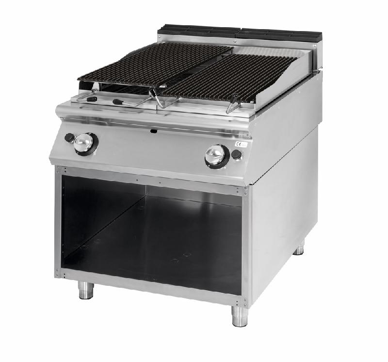 Grillade en pierre lavique zone de cuisson en fonte viande/poisson gaz - VS7080GRL_0