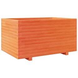 Helloshop26 - Jardinière bac lit surélevé plantes fleurs terrasse jardin cire 90 x 60 x 49,5 cm bois de pin massif marron 02_0038522 - 3000217715800_0
