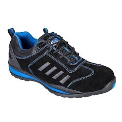 Portwest - Baskets de sécurité basses LUSUM S1P HRO Bleu Taille 41 - 41 bleu matière synthétique 5036108323135_0