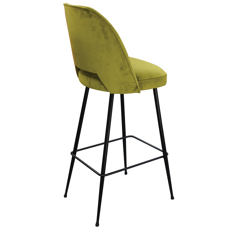 Tabourets de restaurant THD Cocktail - Dimensions : hauteur totale 113 cm, largeur 45 cm, hauteur d'assise 82 cm_0