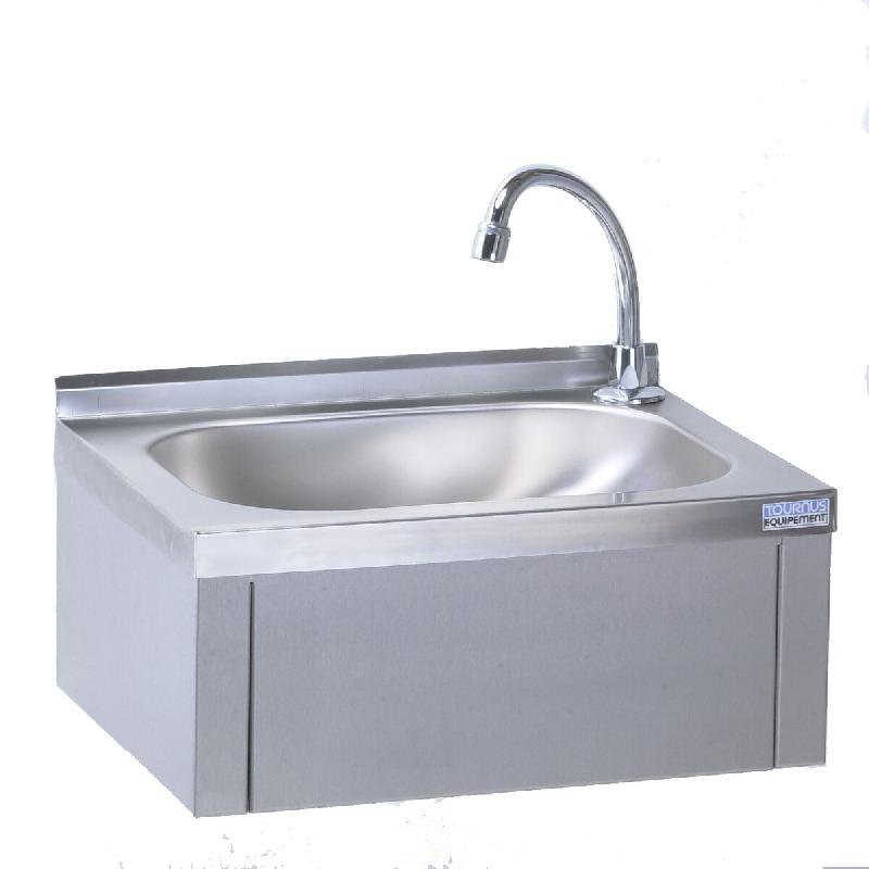 Tournus LAVE-MAINS GC - sans dosseret  - dimensions hors tout 415 x 310 mm hauteur 185 mm - inox 806381_0