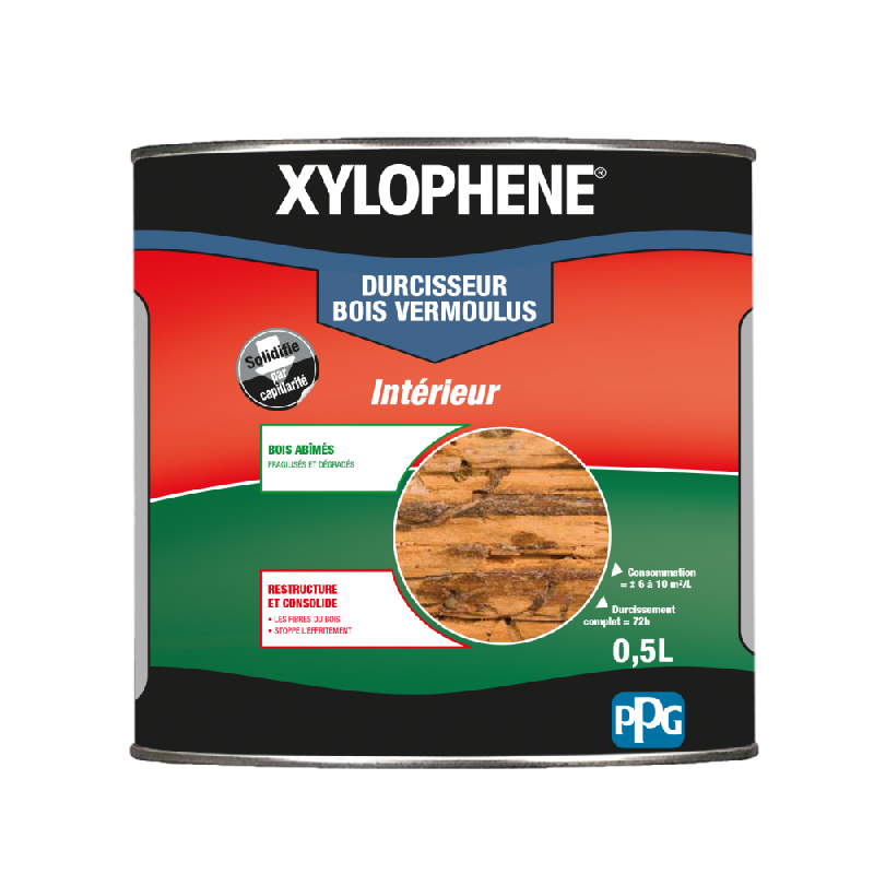 Traitement du bois meuble XYLOPHENE vermoulus 25 ans, 0.5 l_0