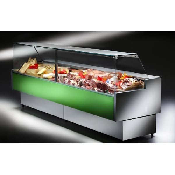 Vitrine boucherie 100cm de long profondeur 90 cm - 1060 x 898p x 1191 h - synergies_0