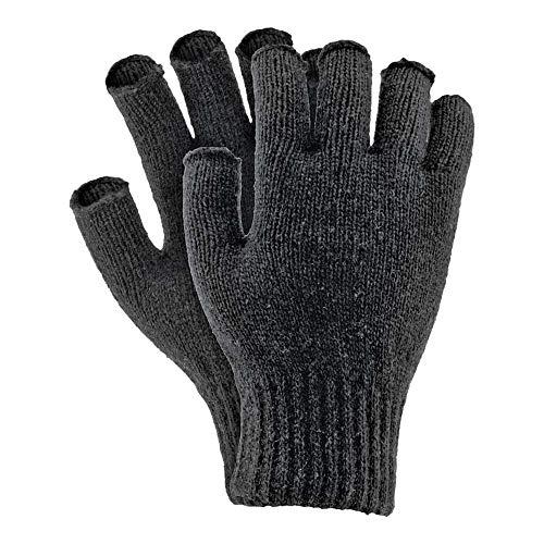 REIS RDZOB-FIN - Lot de 12 gants de protection noirs en coton - Taille 10_0