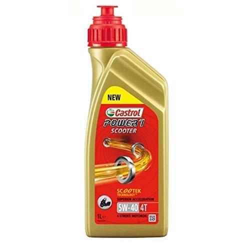 CASTROL POWER 1 - Huile moteur scooter 4T 5W-40 1L - CASTROL LIMITED 55879_0