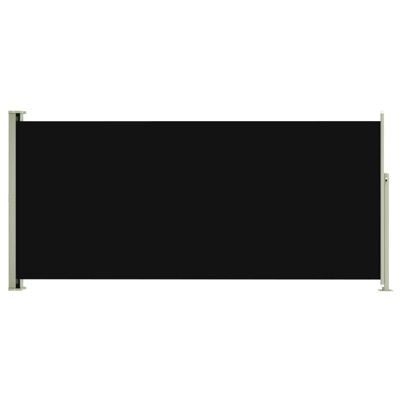 AUVENT PARAVENT STORE BRISE-VUE LATÉRAL RÉTRACTABLE DE PATIO JARDIN TERRASSE BALCON PROTECTION VISUELLE ÉCRAN 140 X 300 CM NOIR 02_0007246_0
